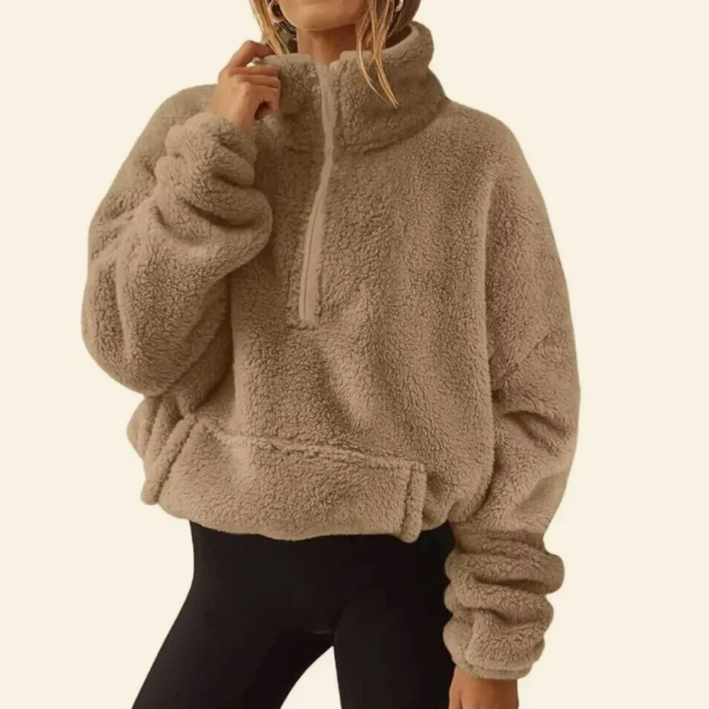 Bailey 44 Teddy Sherpa 1/2 Zip Pullover - Picture 4 of 13